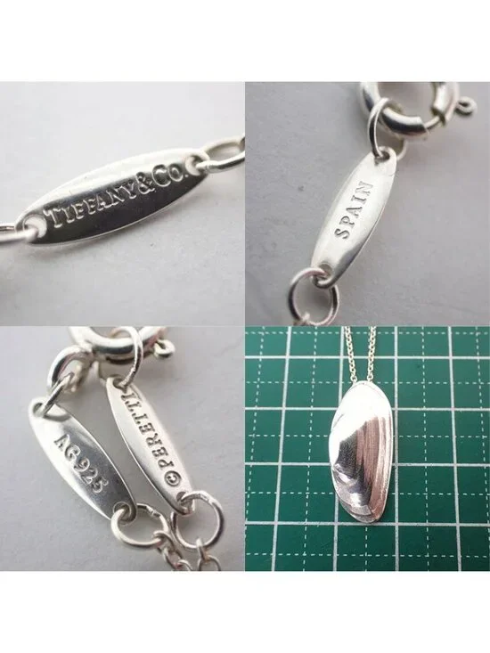 Tiffany & Co 925 Shell Oyster Pendant Necklace - Picture 10 of 10
